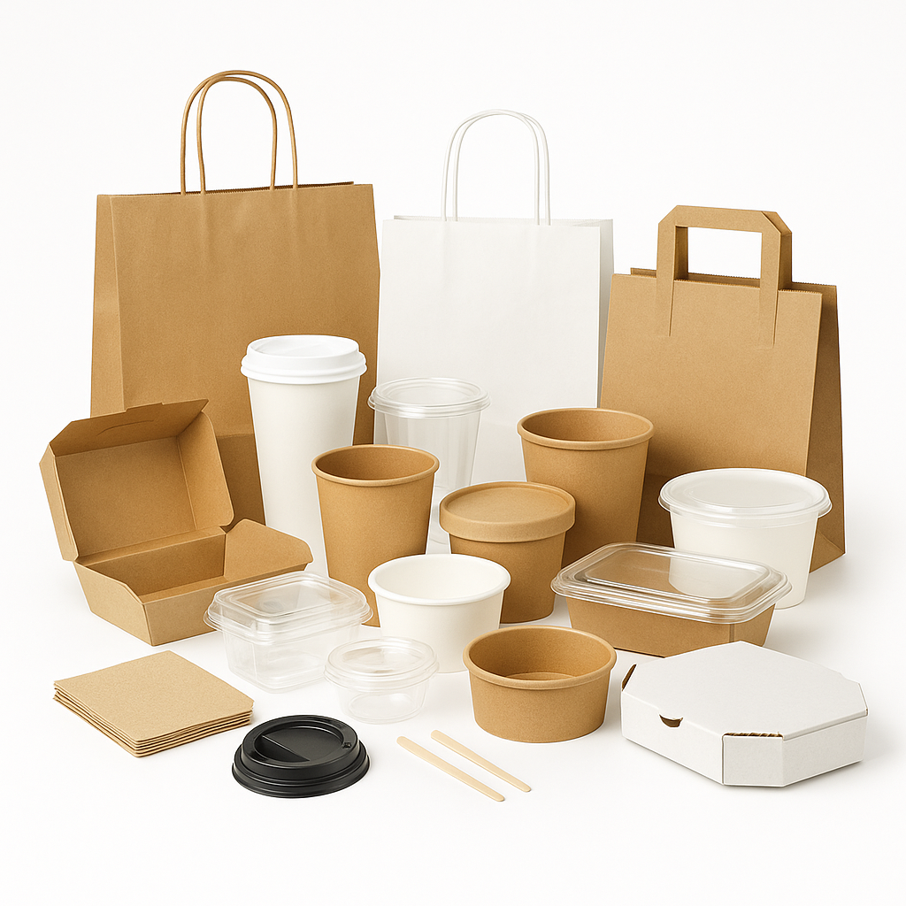 Catálogo packaging restaurante delivery y take away